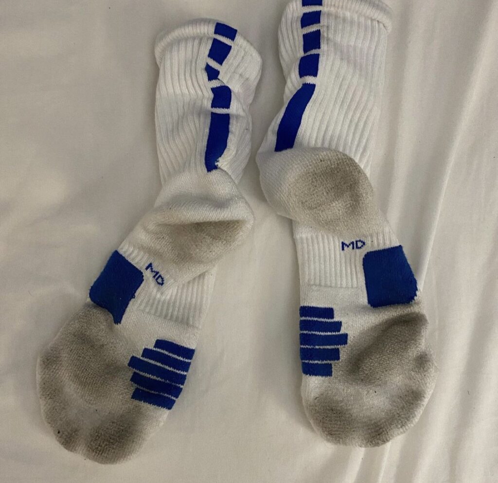 dirty nike elite socks